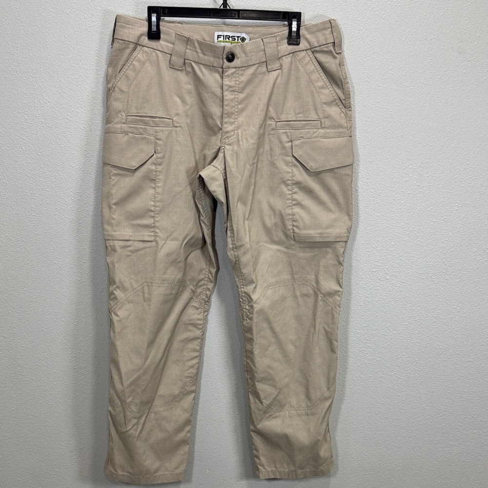 First Tactical women's pants tan ripstop cargo